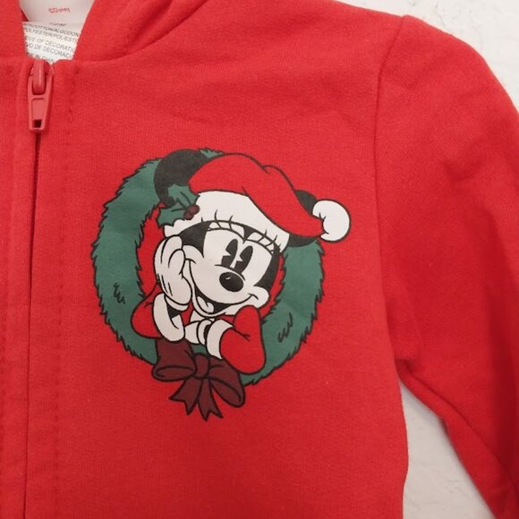 Disney: Minnie Mouse Christmas Romper - Picture 4 of 9